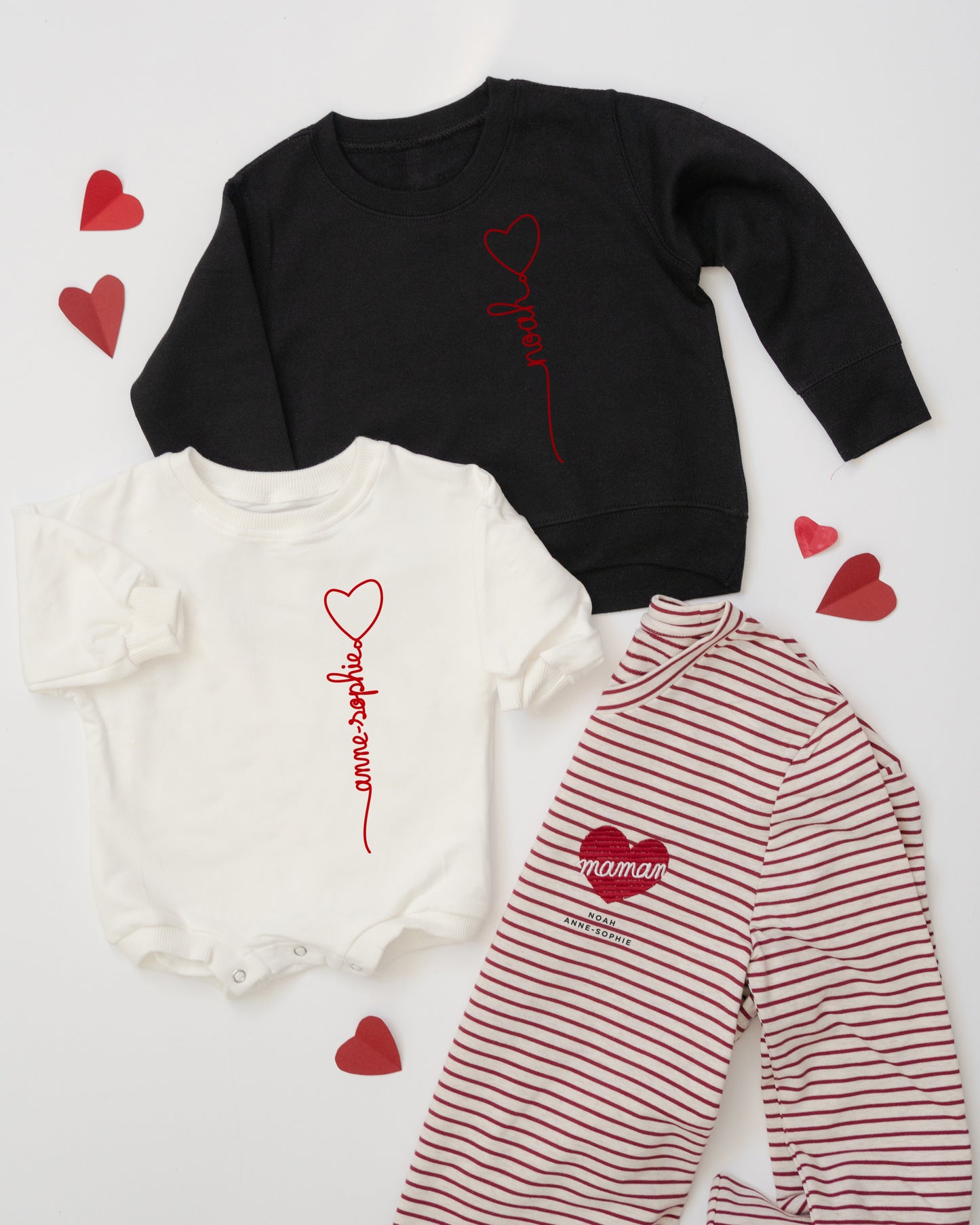 BALLON COEUR VERTICAL - T-shirt et crewneck