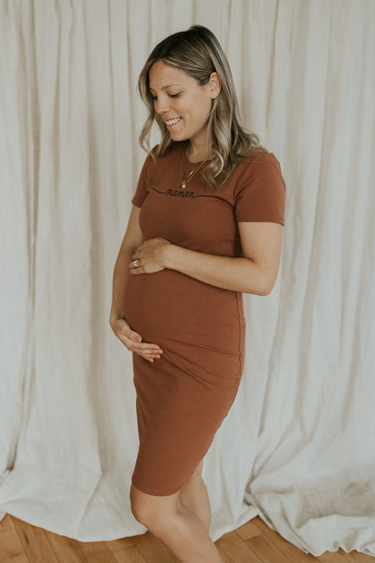 Robe t-shirt "maman"