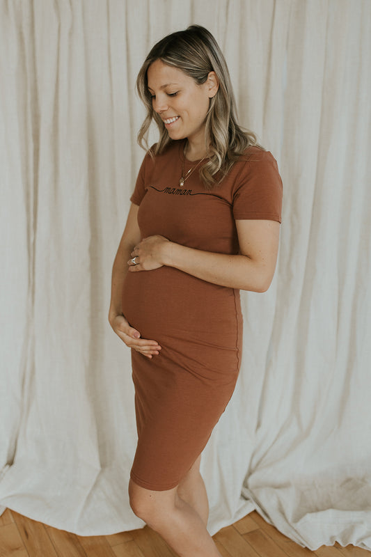 Robe t-shirt "maman"