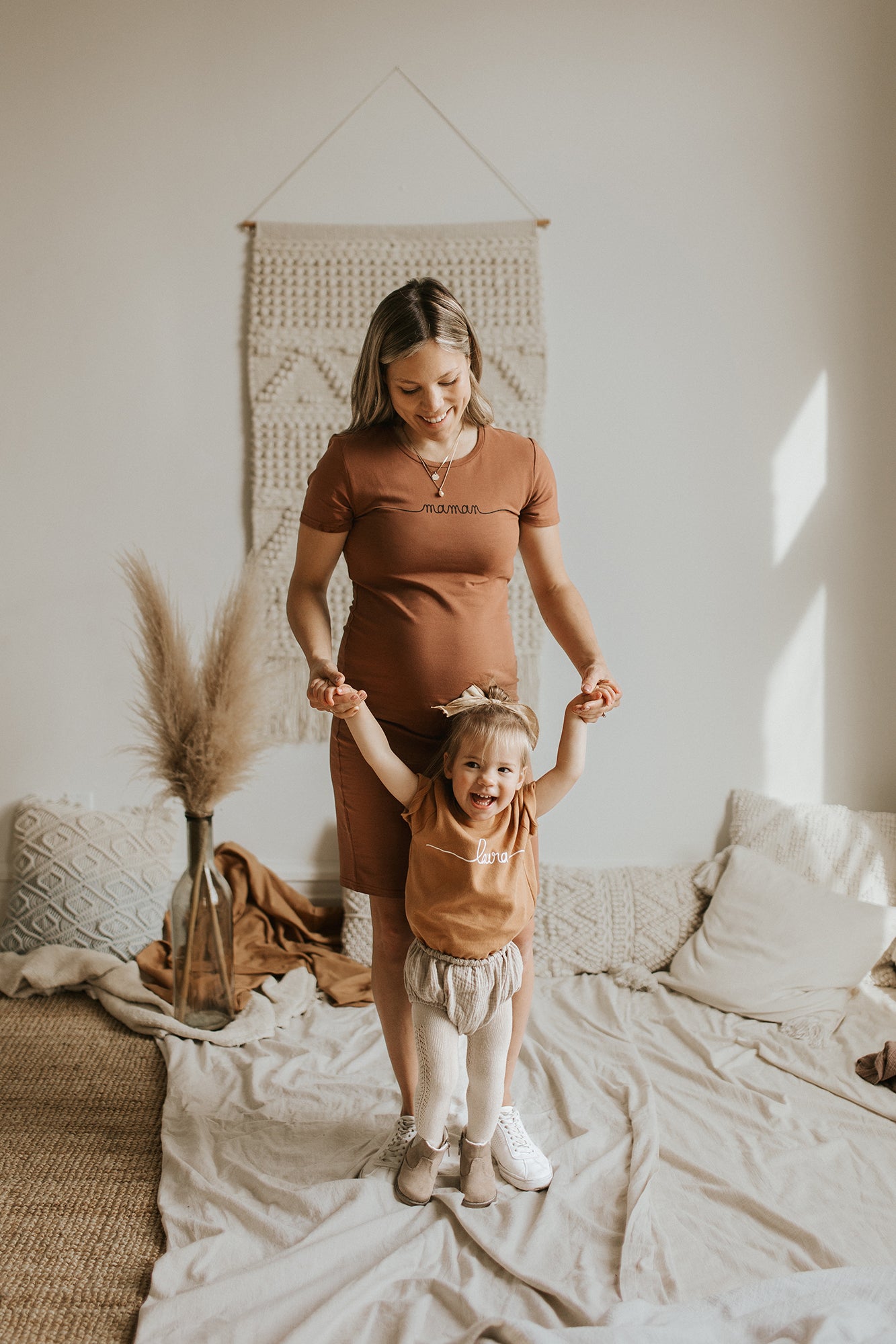 Robe t-shirt "maman"