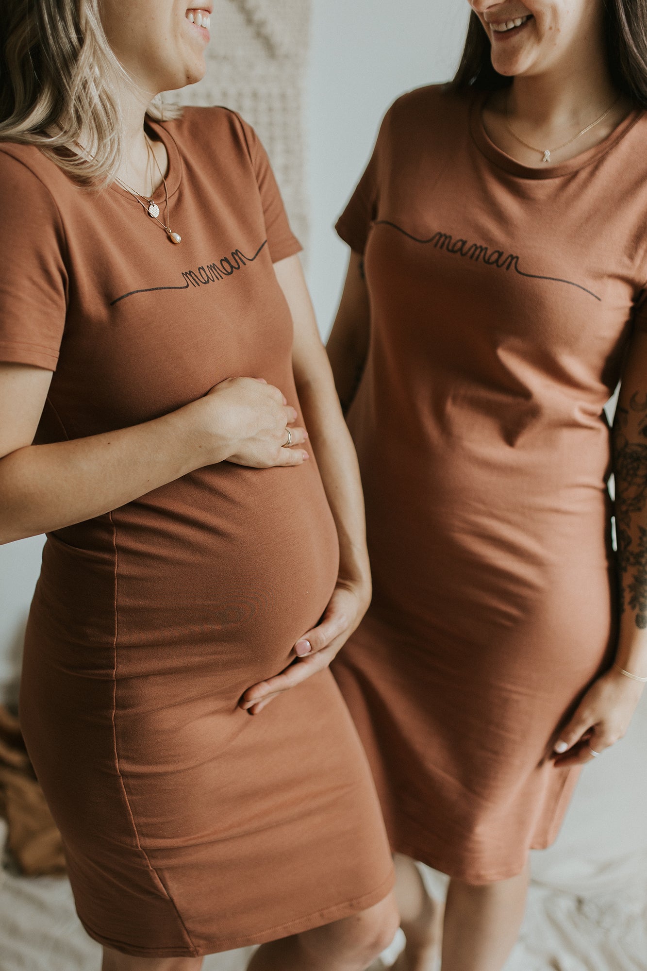 Robe t-shirt "maman"