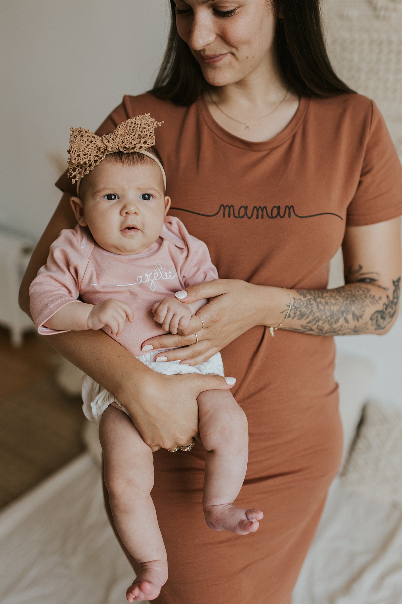 Robe t-shirt "maman"