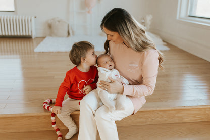 Chandail d'allaitement avec fermetures éclair - "maman" design-Cœur - À PERSONNALISER