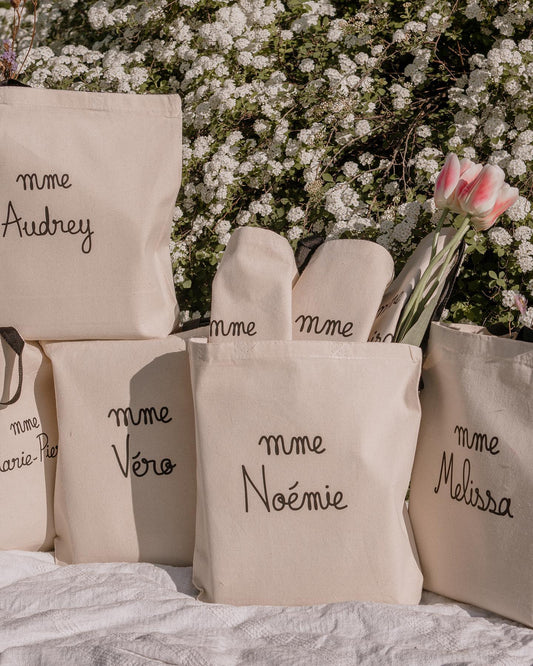Sac en canevas personnalisé