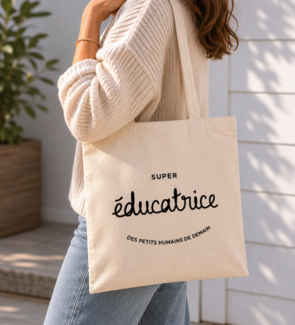 Sac régulier 'Super éducatrice'