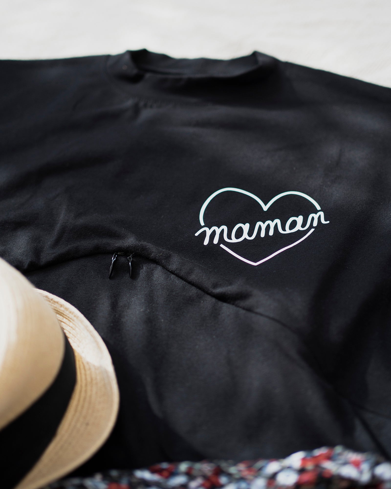 T-shirt d'allaitement "maman" 3-en-1 - À PERSONNALISER (tailles restantes: XS, XXL, 1X, 2X, 3X)