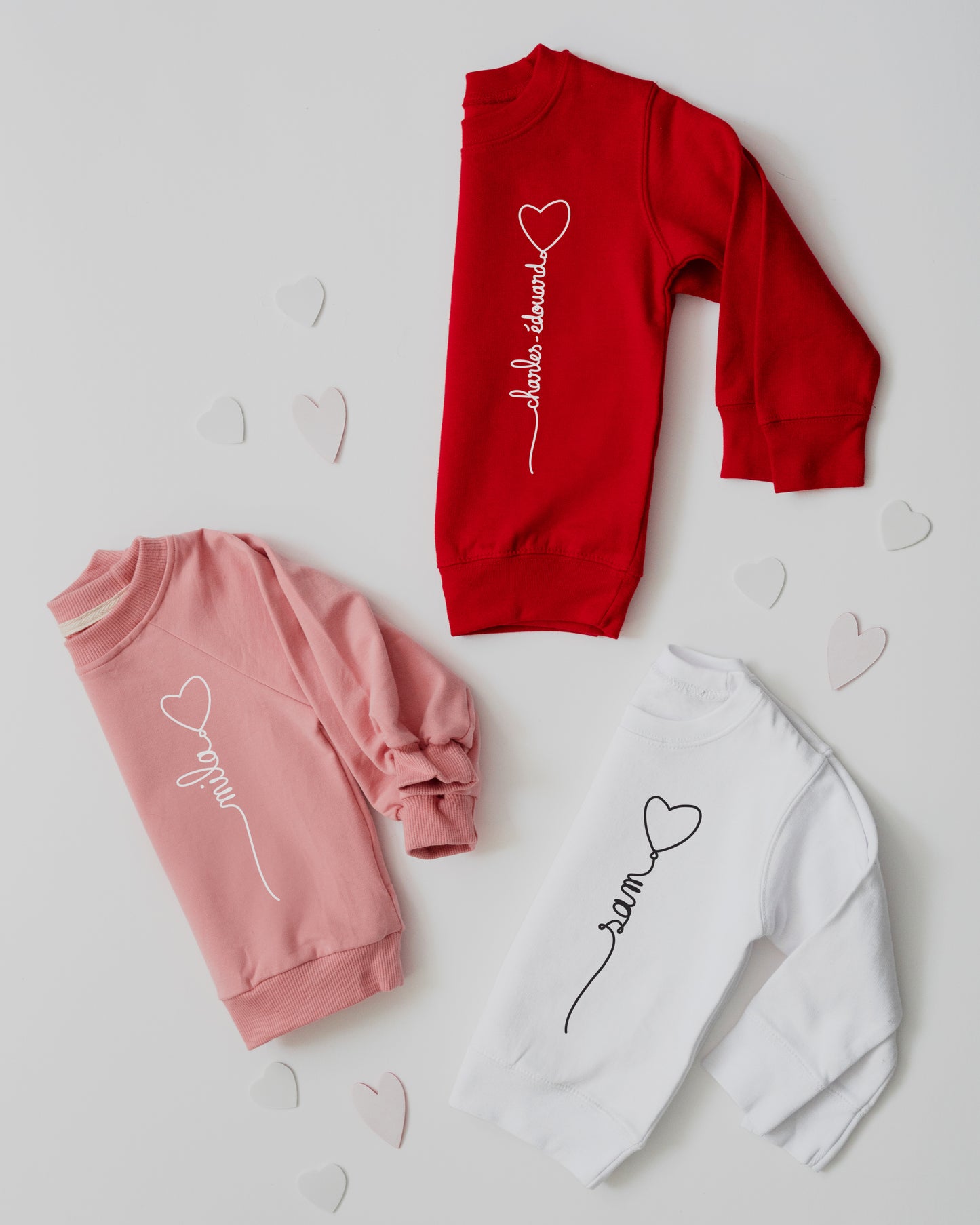 BALLON COEUR VERTICAL - T-shirt et crewneck