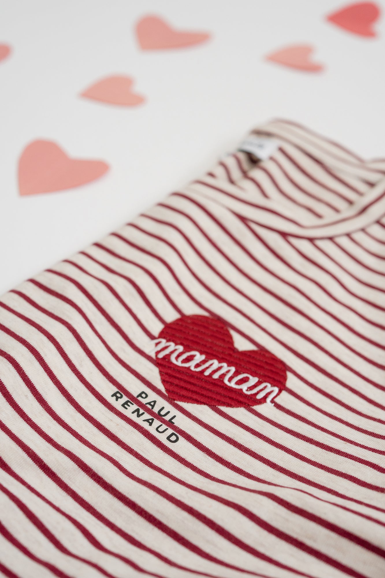 Chandail d'allaitement avec fermetures éclair - "maman" design-Cœur - À PERSONNALISER