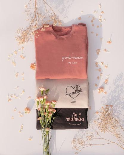 Design LA MAMAN DE  / LE PAPA DE  - T-shirt et crewneck