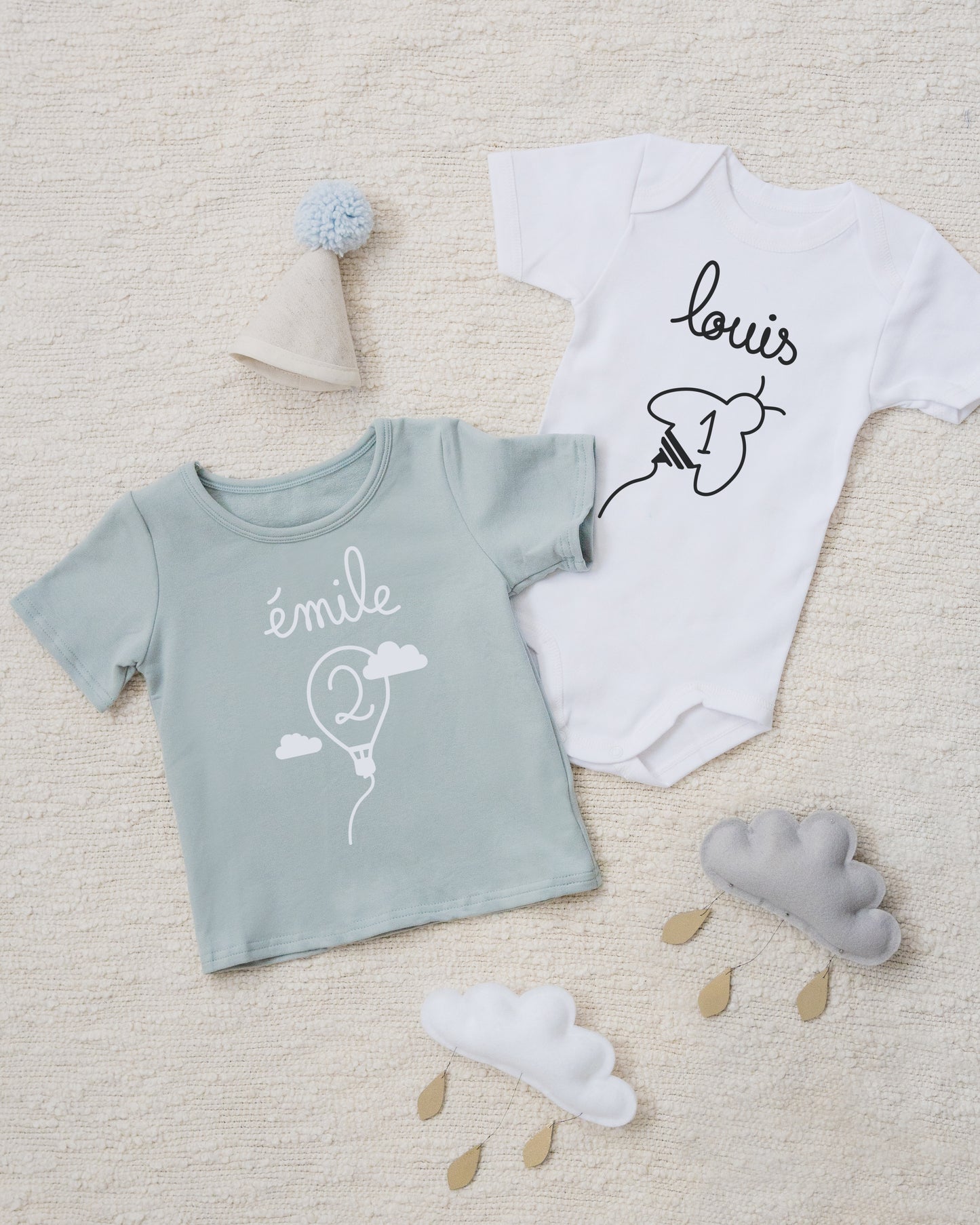 ANNIVERSAIRE CHOIX DE LA FORME DU BALLON - T-shirt et crewneck