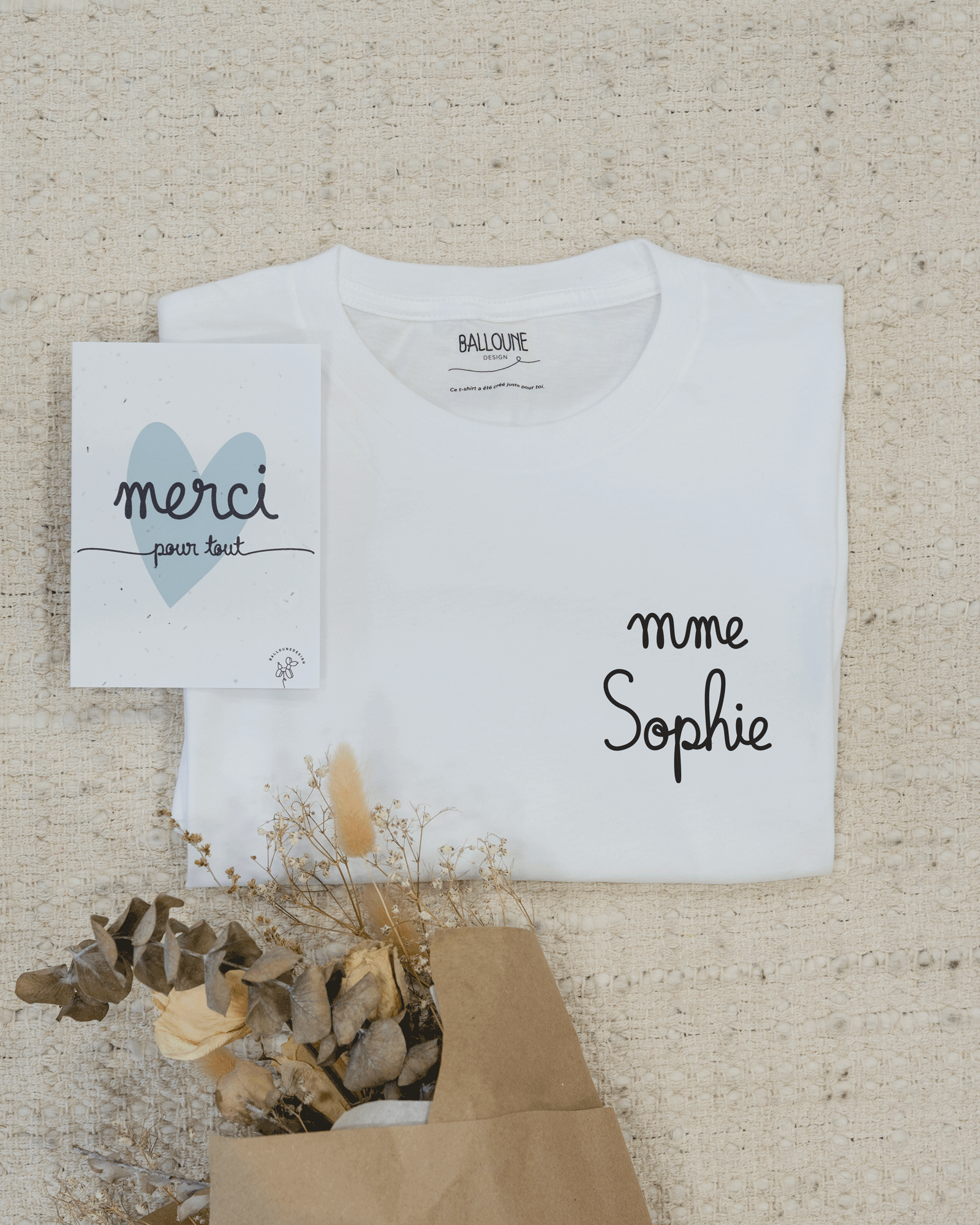 T-shirt Mme/Miss/M. - À PERSONNALISER