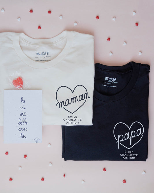 COEUR MAMAN ou PAPA - Adulte