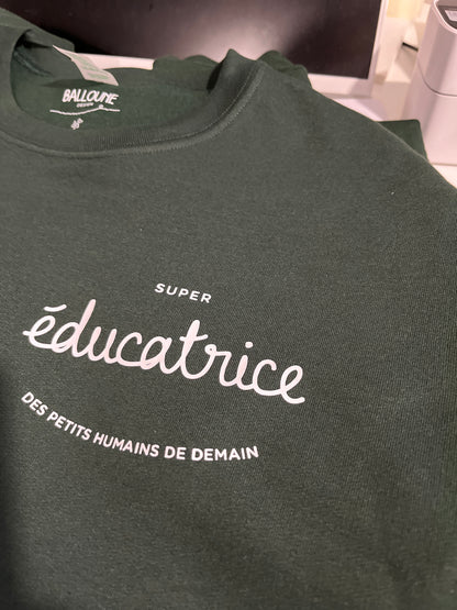 ÉDUCATRICE, PROF, ENSEIGNANTE - T-shirt et crewneck Adulte