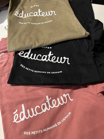 T-shirt PRÊT-À-PARTIR éducatrice/enseignante/éducateur