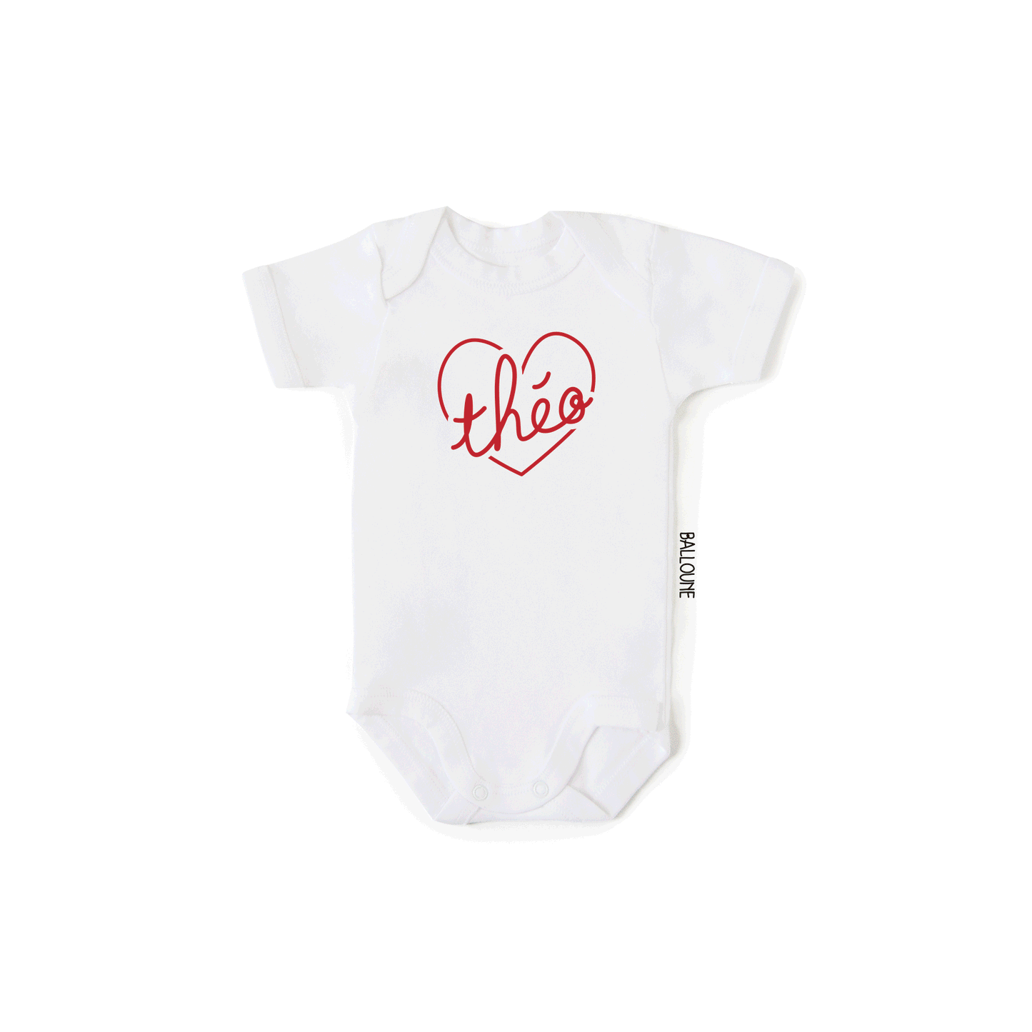 COEUR AVEC PRÉNOM - Cache-couche