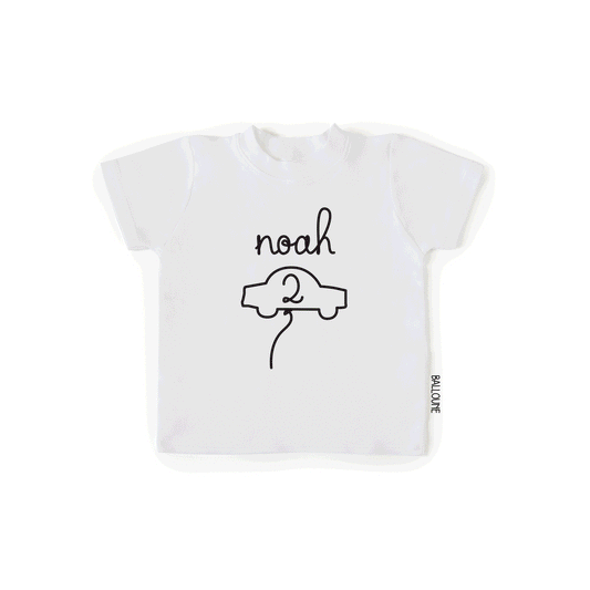 ANNIVERSAIRE VOITURE - Cache-couche te t-shirt