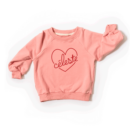 COEUR PRÉNOM - T-shirt et crewneck