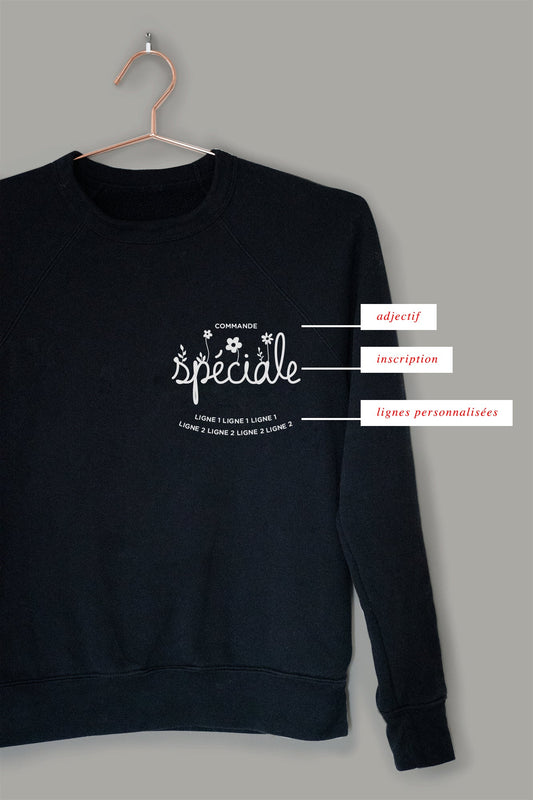 Design FLEURI - T-shirt et crewneck adulte