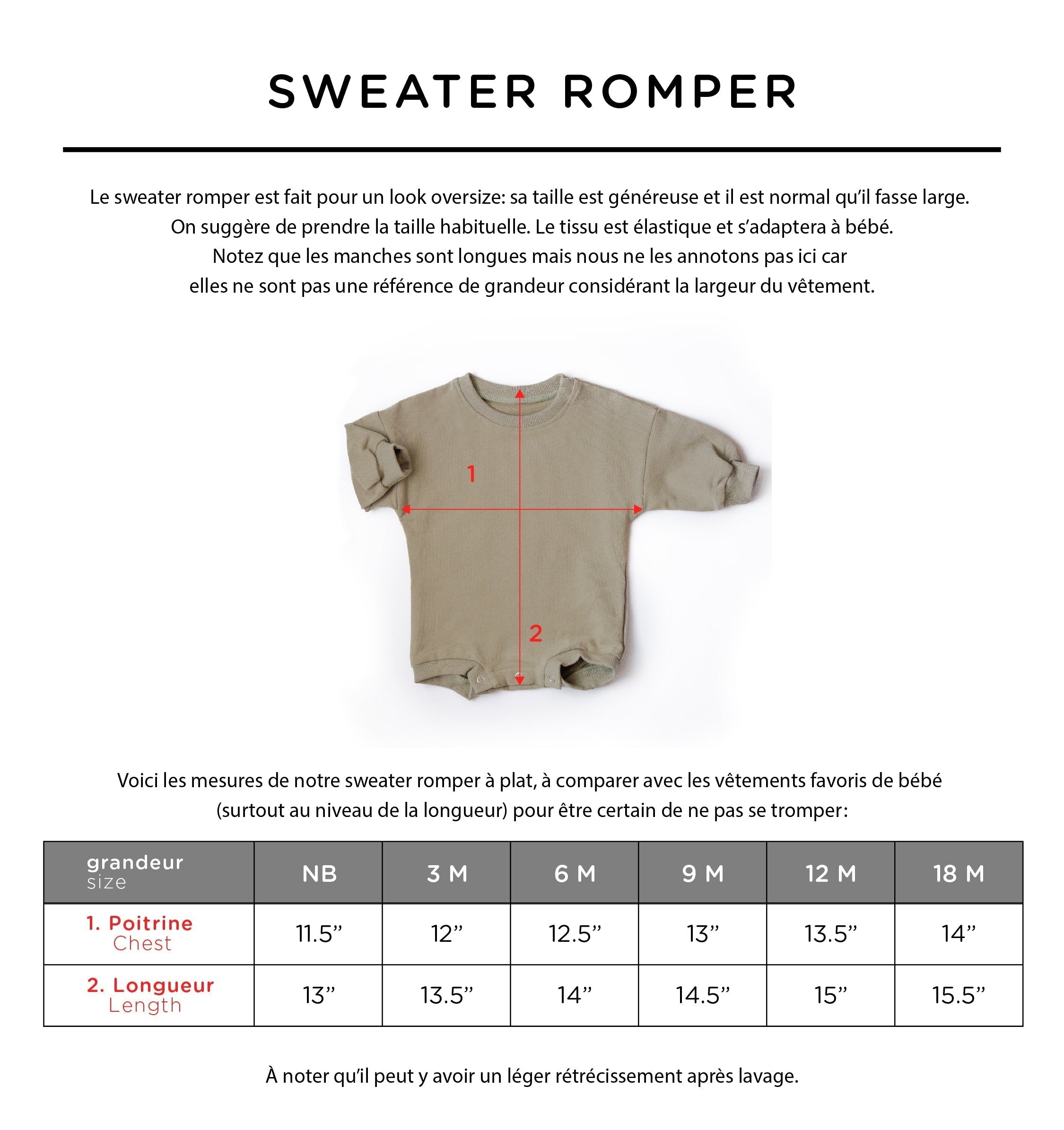 Sweater Romper anniversaire OURS personnalisé