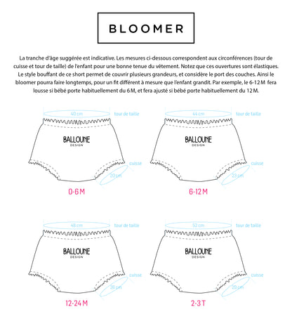 Prêt-à-partir - Short Bloomer bébé NON-PERSONNALISÉ