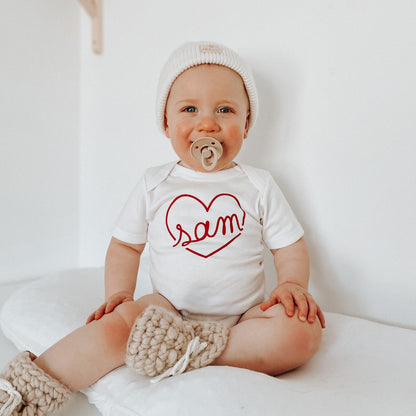 COEUR AVEC PRÉNOM - Cache-couche