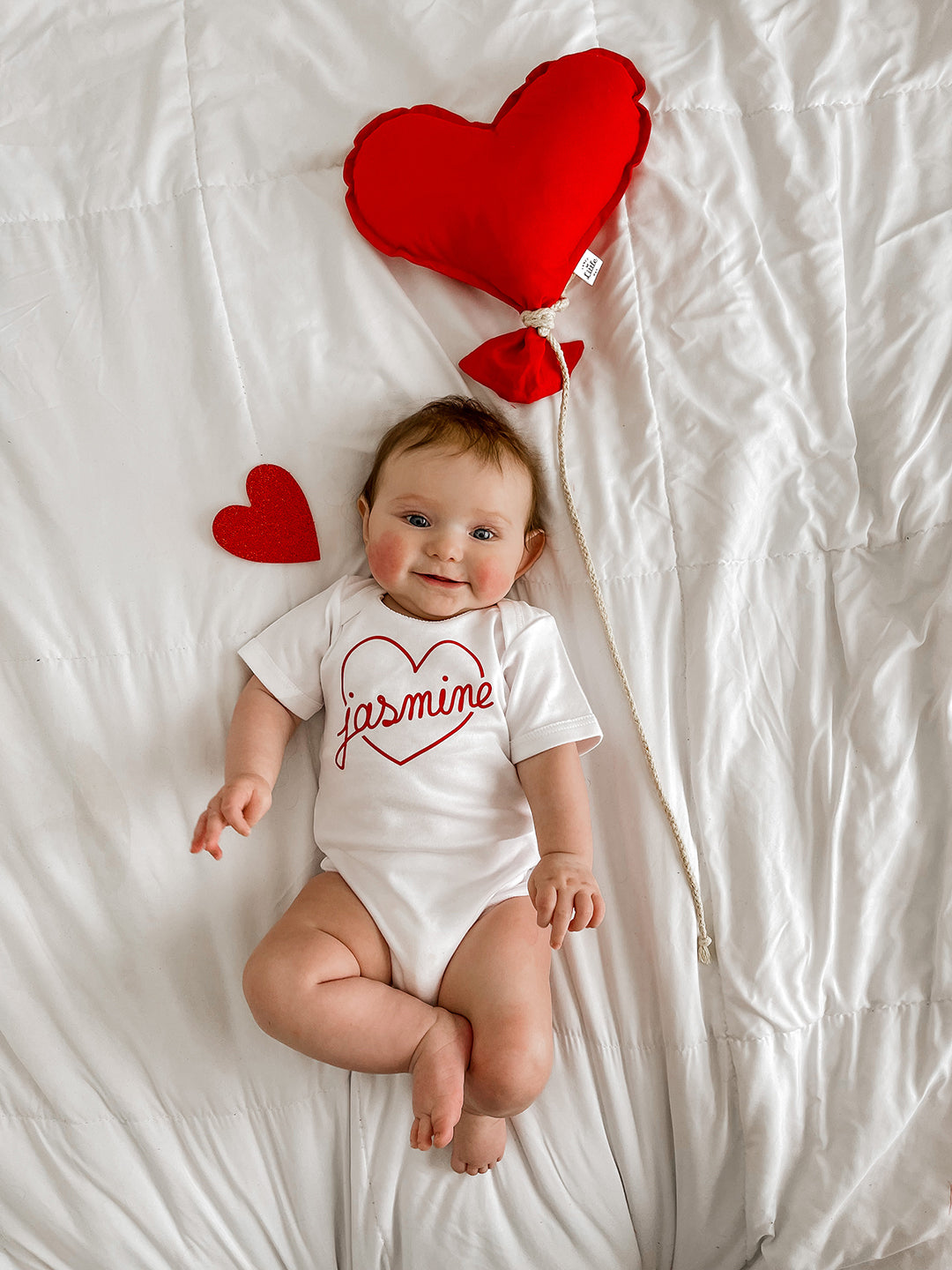 COEUR AVEC PRÉNOM - Cache-couche