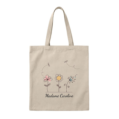 Sac régulier Fleurs enfantines - Personnalisé