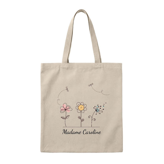Sac régulier Fleurs enfantines - Personnalisé