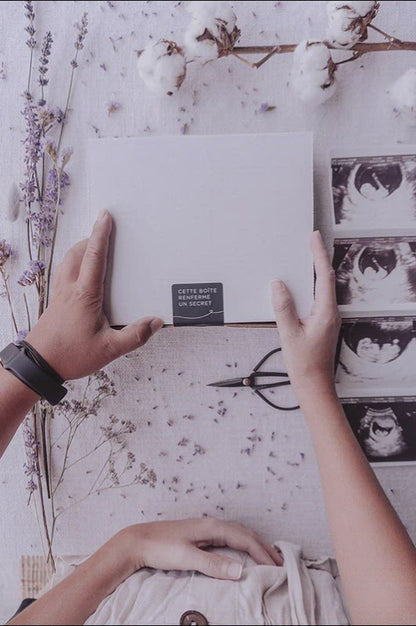 Boîte "Gender Reveal" personnalisée