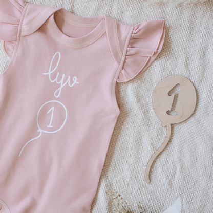 *prêt-à-partir* Cake topper - balloune "3"