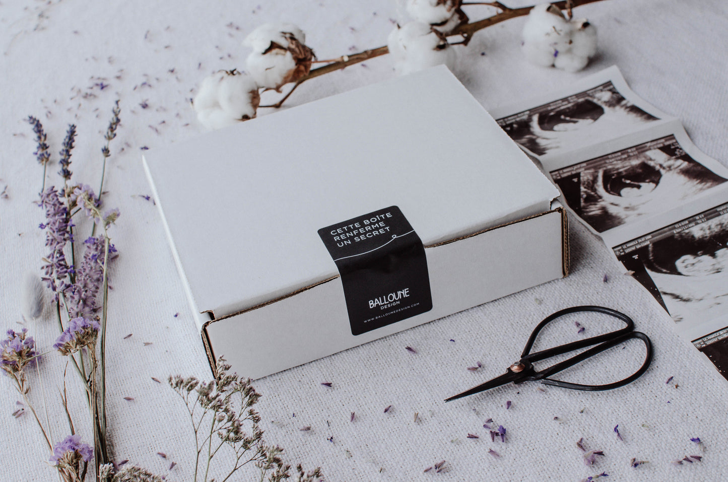 Boîte "Gender Reveal" personnalisée