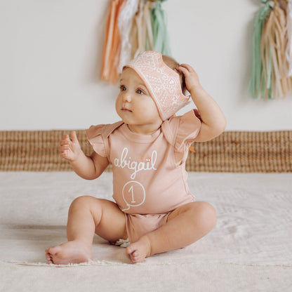 *prêt-à-partir* Couronne de fête réversible avec dentelle