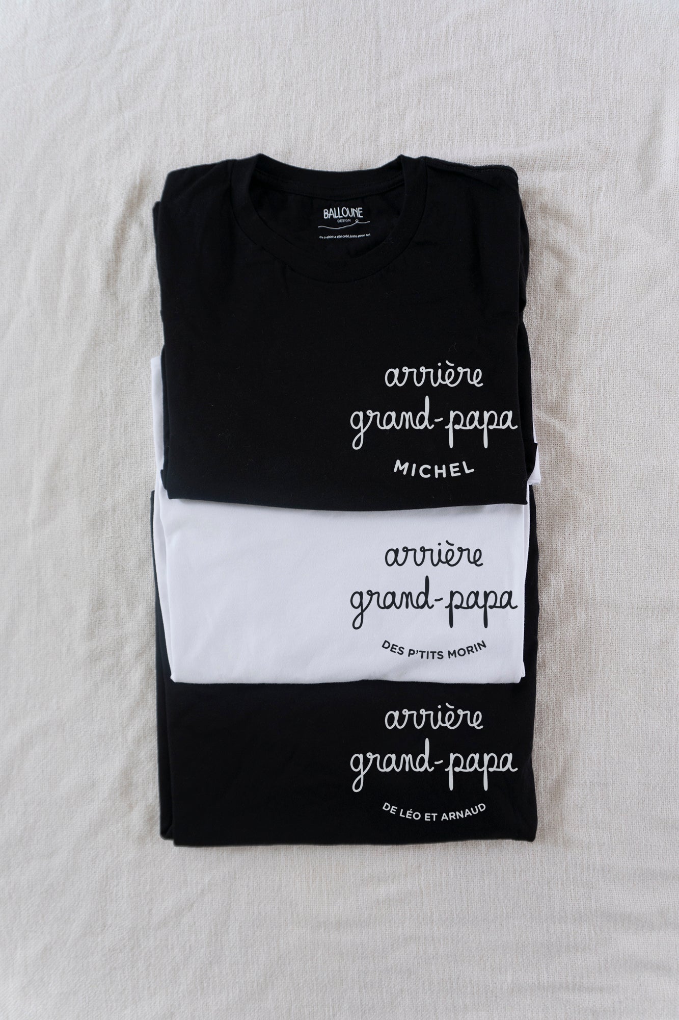 T-shirt pour arrière grand-papa - À PERSONNALISER