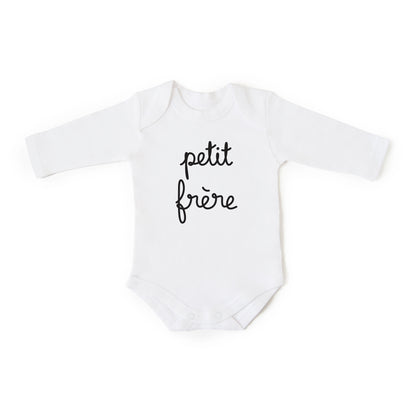 Cache-couche PETIT FRÈRE blanc à manches longues