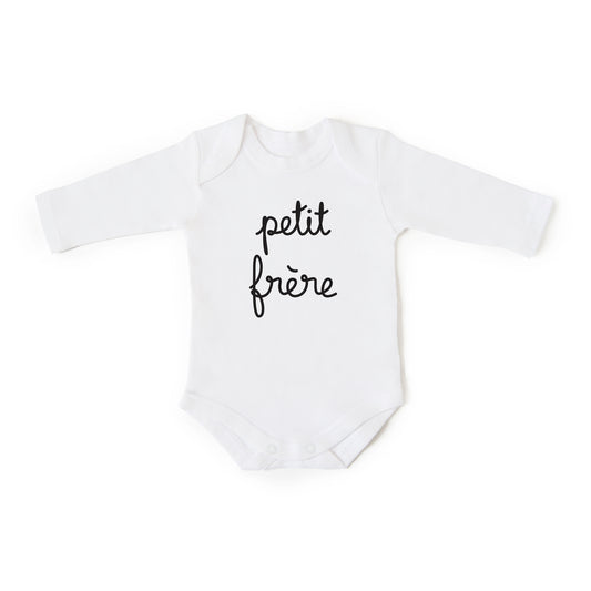 Cache-couche PETIT FRÈRE blanc à manches longues