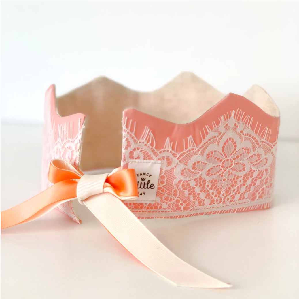 *prêt-à-partir* Couronne de fête réversible avec dentelle