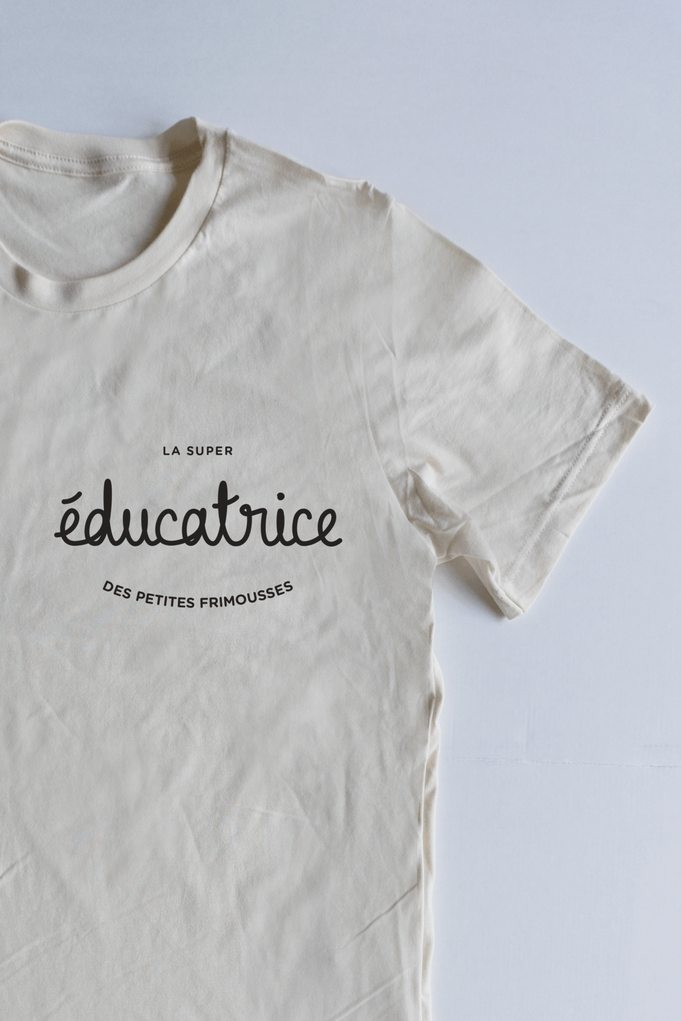 T-shirt pour éducatrice/éducateur, prof, enseignant.e - À PERSONNALISER
