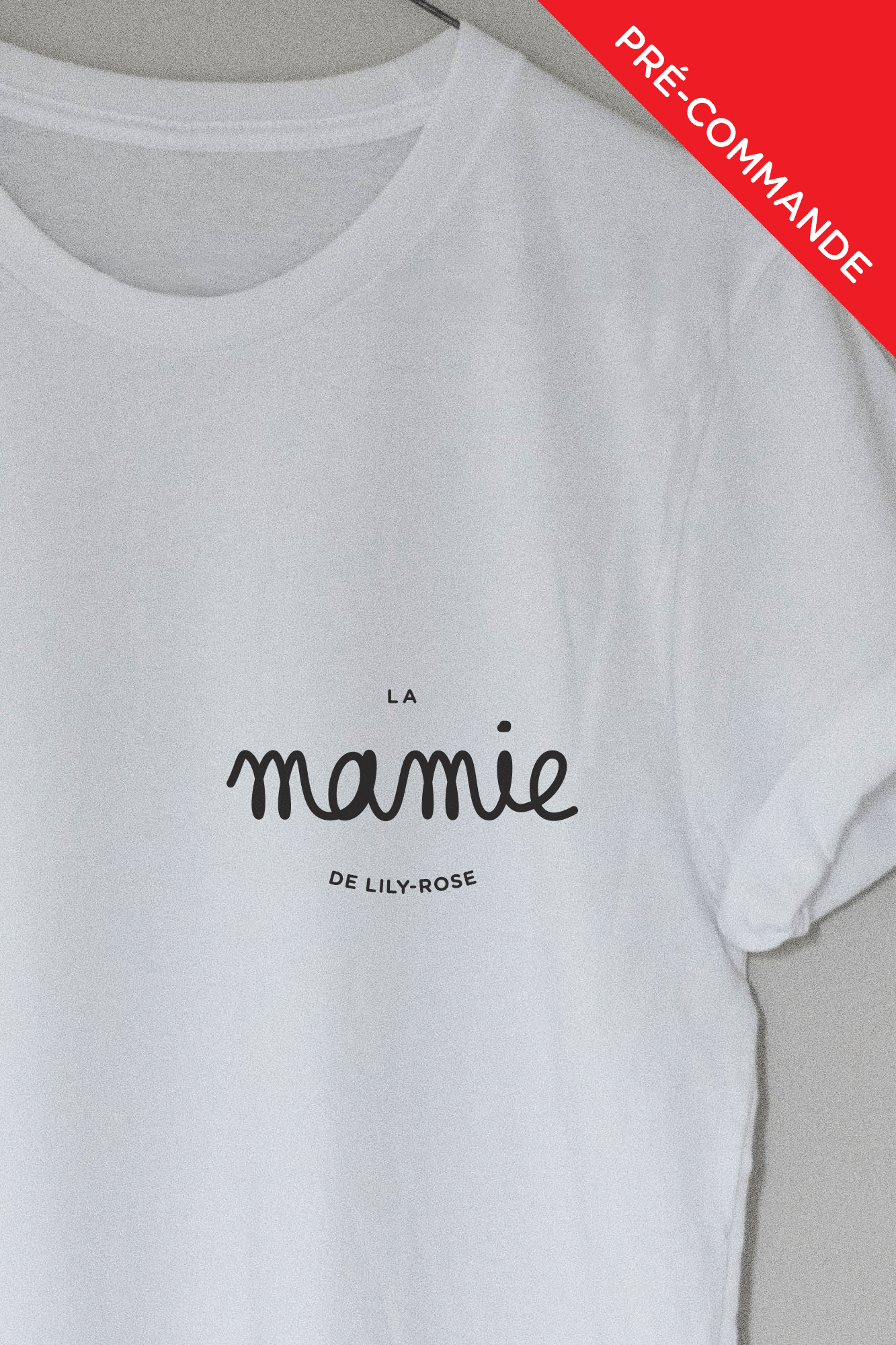 tee shirt mamie d'amour personnalisé, cadeau mamie, fête des grand